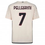 Günstige Fußballtrikots AS Roma Pellegrini 7 Auswärtstrikot 2023-24 Kurzarm